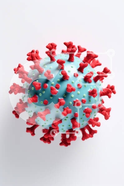 Intra Συλλεκτικό Ξύλινο Παζλ Plywood  4mm - 3D μοντέλο του κορωνοϊού Σε Ξύλινο Κουτί - Διαστάσεις Puzzle: 10x10 cm – 25 κομμάτια