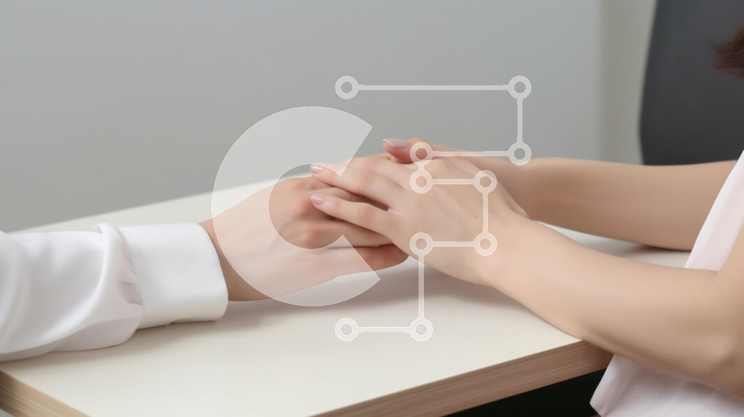 Intra Συλλεκτικό Ξύλινο Παζλ Plywood  4mm - Κοντινό πλάνο των χεριών που κρατούν το ένα το άλλο Σε Ξύλινο Κουτί - Διαστάσεις Puzzle: 10x10 cm – 25 κομμάτια