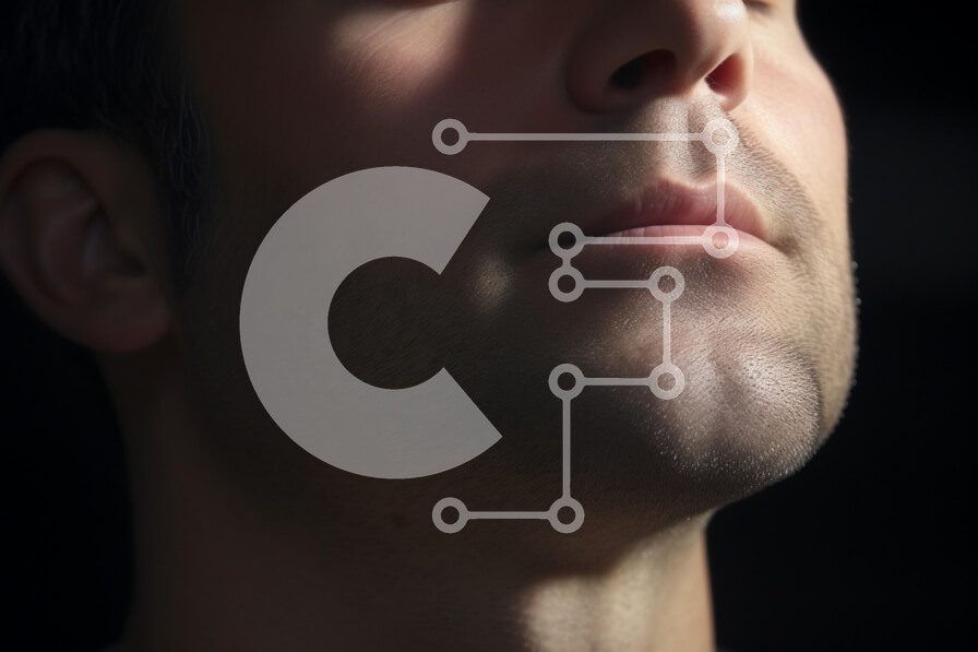 Intra Συλλεκτικό Ξύλινο Παζλ Plywood  4mm - Πορτρέτο ενός άνδρα σε δραματικό φωτισμό από κοντά Σε Ξύλινο Κουτί - Διαστάσεις Puzzle: 10x10 cm – 25 κομμάτια