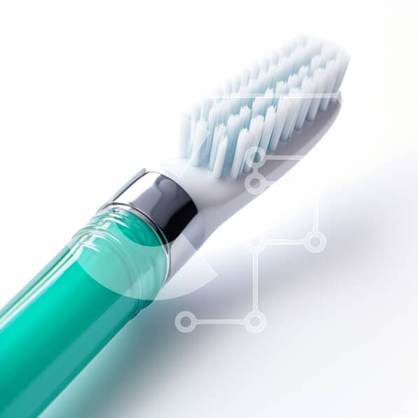 Intra Συλλεκτικό Ξύλινο Παζλ Plywood  4mm - Κοντινό πλάνο μιας σύγχρονης οδοντόβουρτσας Σε Ξύλινο Κουτί - Διαστάσεις: 10x10 cm – 25 κομμάτια