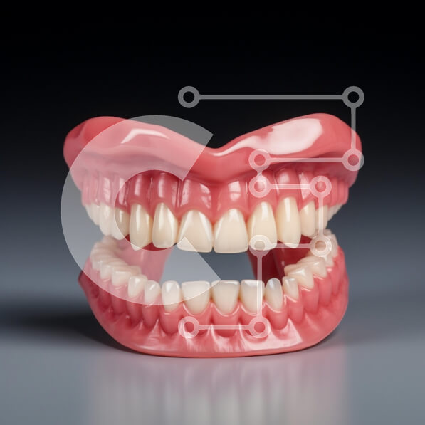 Intra Συλλεκτικό Ξύλινο Παζλ Plywood  4mm - Τρισδιάστατο μοντέλο ανθρώπινης γνάθου με άνω και κάτω δόντια Σε Ξύλινο Κουτί - Διαστάσεις Puzzle: 10x10 cm – 25 κομμάτια