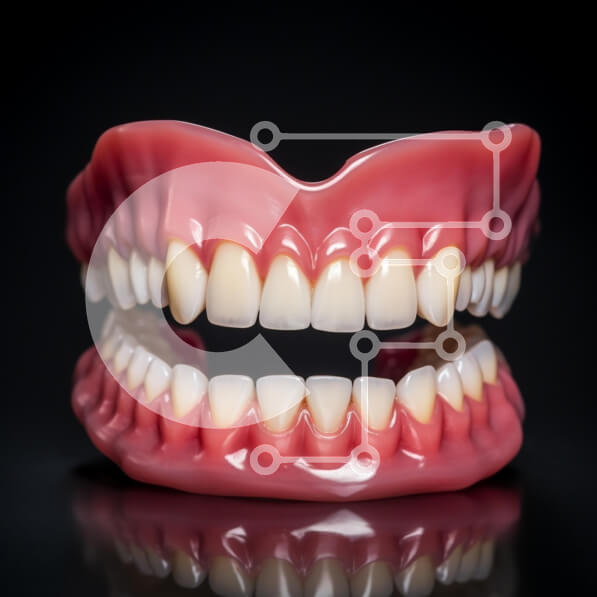 Intra Συλλεκτικό Ξύλινο Παζλ Plywood  4mm - Μοντέλο οδοντοφυΐας με ελλείποντα δόντια Σε Ξύλινο Κουτί - Διαστάσεις Puzzle: 10x10 cm – 25 κομμάτια