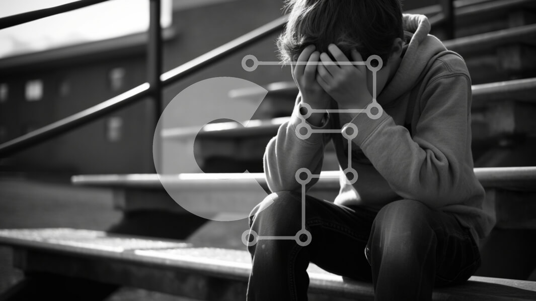 Intra Συλλεκτικό Ξύλινο Παζλ Plywood  4mm - Νεαρός άνδρας που απεικονίζεται σε συναισθηματική κατάσταση Σε Ξύλινο Κουτί - Διαστάσεις Puzzle: 10x10 cm – 25 κομμάτια