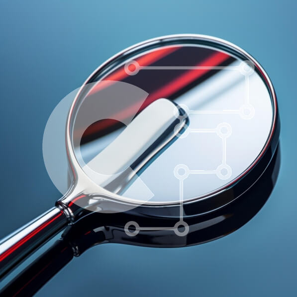 Intra Συλλεκτικό Ξύλινο Παζλ Plywood  4mm - Μεγεθυντικός φακός σε ανακλαστική επιφάνεια Σε Ξύλινο Κουτί - Διαστάσεις: 10x10 cm – 25 κομμάτια