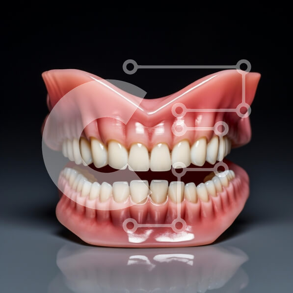 Intra Συλλεκτικό Ξύλινο Παζλ Plywood  4mm - Μοντέλο τεχνητών δοντιών Σε Ξύλινο Κουτί - Διαστάσεις Puzzle: 10x10 cm – 25 κομμάτια