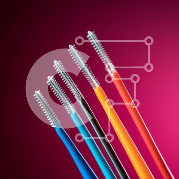 Intra Συλλεκτικό Ξύλινο Παζλ Plywood  4mm - Πολύχρωμη συλλογή οδοντιατρικών εργαλείων Σε Ξύλινο Κουτί - Διαστάσεις: 10x10 cm – 25 κομμάτια