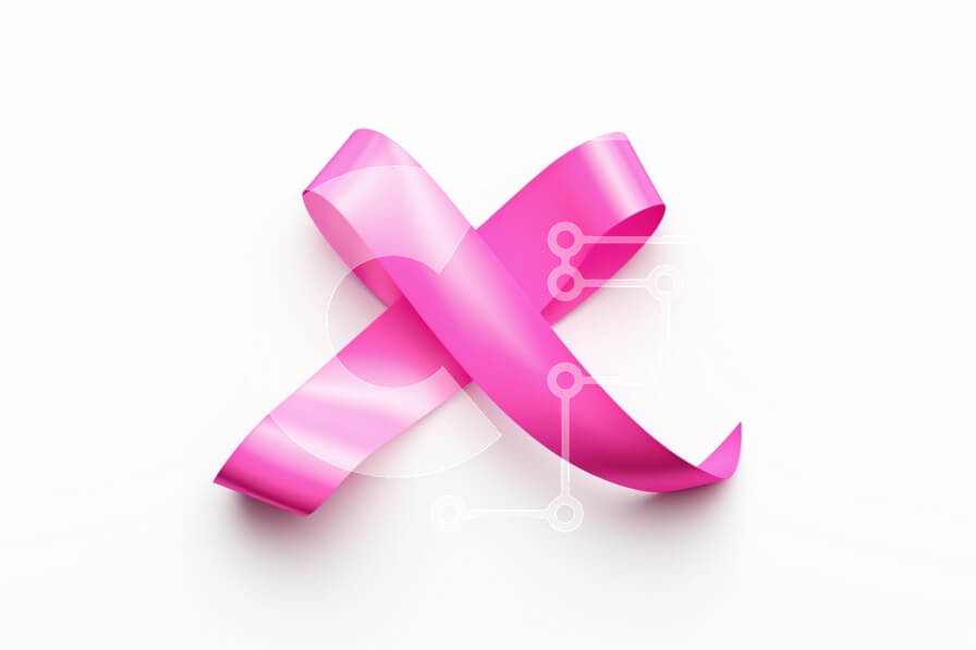 Intra Συλλεκτικό Ξύλινο Παζλ Plywood  4mm - Ροζ κορδέλα που συμβολίζει την ευαισθητοποίηση Σε Ξύλινο Κουτί - Διαστάσεις Puzzle: 10x10 cm – 25 κομμάτια