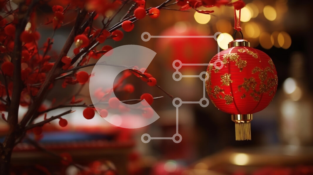 Intra Συλλεκτικό Ξύλινο Παζλ Plywood  4mm - Ρύθμιση κόκκινων φαναριών και μπουκαλιών κρασιού Σε Ξύλινο Κουτί - Διαστάσεις Puzzle: 10x10 cm – 25 κομμάτια