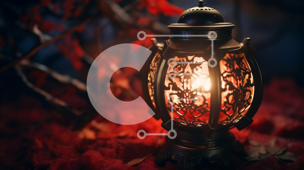 Intra Συλλεκτικό Ξύλινο Παζλ Plywood  4mm - Περίτεχνο φανάρι σε κόκκινη κουβέρτα Σε Ξύλινο Κουτί - Διαστάσεις: 10x10 cm – 25 κομμάτια