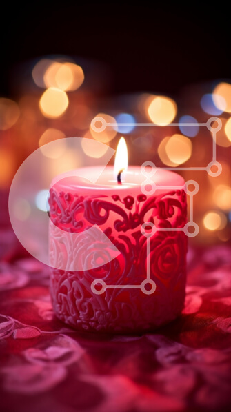 Intra Συλλεκτικό Ξύλινο Παζλ Plywood  4mm - Κομψό κεντρικό κερί Σε Ξύλινο Κουτί - Διαστάσεις Puzzle: 10x10 cm – 25 κομμάτια