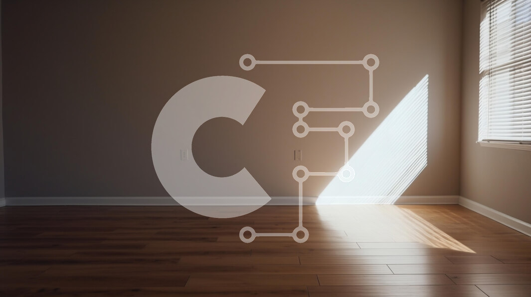 Intra Συλλεκτικό Ξύλινο Παζλ Plywood  4mm - Άδειο δωμάτιο με ξύλινο πάτωμα και ηλιακό φως Σε Ξύλινο Κουτί - Διαστάσεις Puzzle: 10x10 cm – 25 κομμάτια