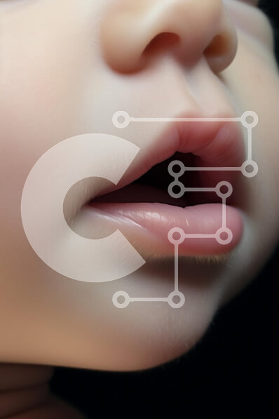 Intra Συλλεκτικό Ξύλινο Παζλ Plywood  4mm - Κοντινό πλάνο του προσώπου βρεφικής κούκλας Σε Ξύλινο Κουτί - Διαστάσεις: 10x10 cm – 25 κομμάτια