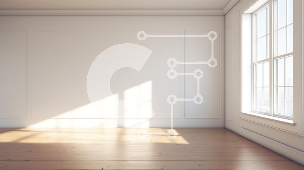 Intra Συλλεκτικό Ξύλινο Παζλ Plywood  4mm - Κενό δωμάτιο με λευκό τοίχο και ξύλινο πάτωμα Σε Ξύλινο Κουτί - Διαστάσεις Puzzle: 10x10 cm – 25 κομμάτια