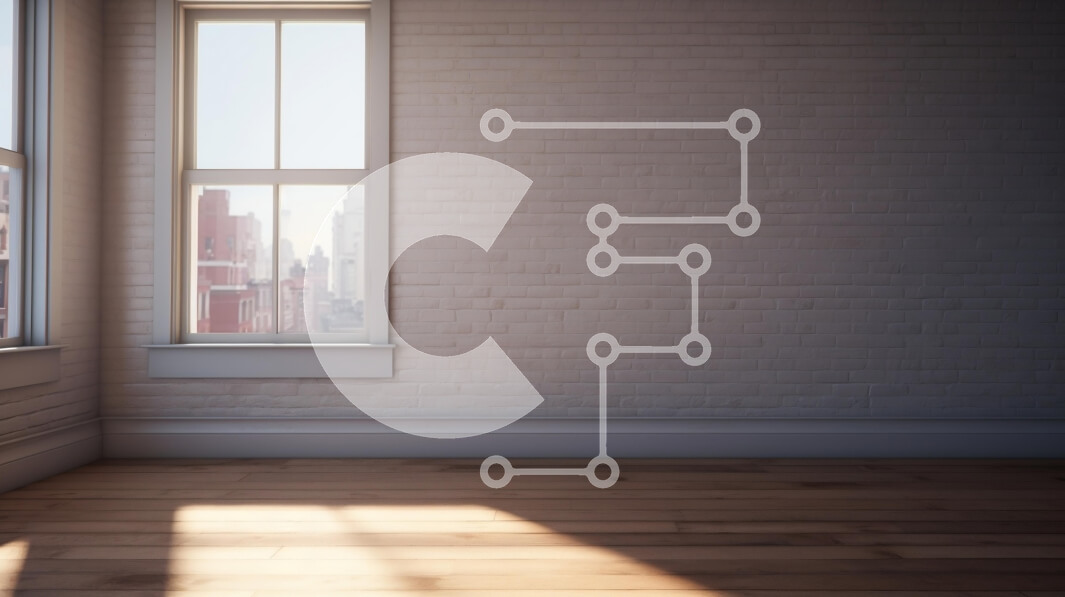 Intra Συλλεκτικό Ξύλινο Παζλ Plywood  4mm - Άδειο δωμάτιο με θέα στην πόλη Σε Ξύλινο Κουτί - Διαστάσεις Puzzle: 10x10 cm – 25 κομμάτια