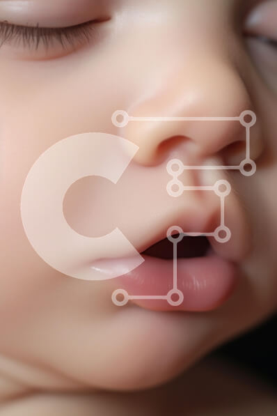 Intra Συλλεκτικό Ξύλινο Παζλ Plywood  4mm - Κοντινή εικόνα της κούκλας με κλειστά μάτια Σε Ξύλινο Κουτί - Διαστάσεις Puzzle: 10x10 cm – 25 κομμάτια