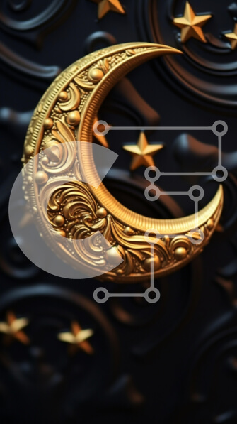 Intra Συλλεκτικό Ξύλινο Παζλ Plywood  4mm - Καλλιτεχνική Αναπαράσταση Χρυσού Ημισελήνου Σε Ξύλινο Κουτί - Διαστάσεις Puzzle: 10x10 cm – 25 κομμάτια