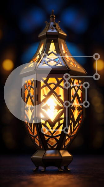 Intra Συλλεκτικό Ξύλινο Παζλ Plywood  4mm - Περίτεχνο φανάρι φωτισμένο στο σκοτάδι Σε Ξύλινο Κουτί - Διαστάσεις Puzzle: 10x10 cm – 25 κομμάτια