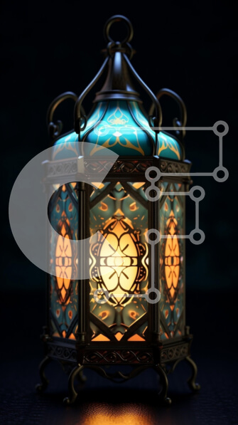 Intra Συλλεκτικό Ξύλινο Παζλ Plywood  4mm - Περίτεχνα διακοσμημένο φανάρι σε σκοτεινό δωμάτιο Σε Ξύλινο Κουτί - Διαστάσεις Puzzle: 10x10 cm – 25 κομμάτια