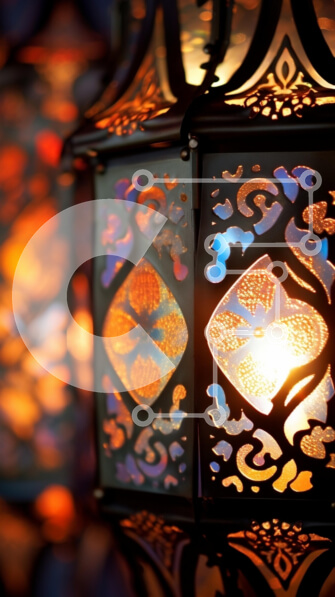 Intra Συλλεκτικό Ξύλινο Παζλ Plywood  4mm - Περίπλοκο φανάρι που φωτίζεται από κερί Σε Ξύλινο Κουτί - Διαστάσεις: 10x10 cm – 25 κομμάτια