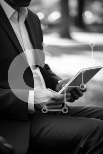 Intra Συλλεκτικό Ξύλινο Παζλ Plywood  4mm - Επαγγελματίας με χρήση tablet σε εξωτερικούς χώρους Σε Ξύλινο Κουτί - Διαστάσεις Puzzle: 10x10 cm – 25 κομμάτια