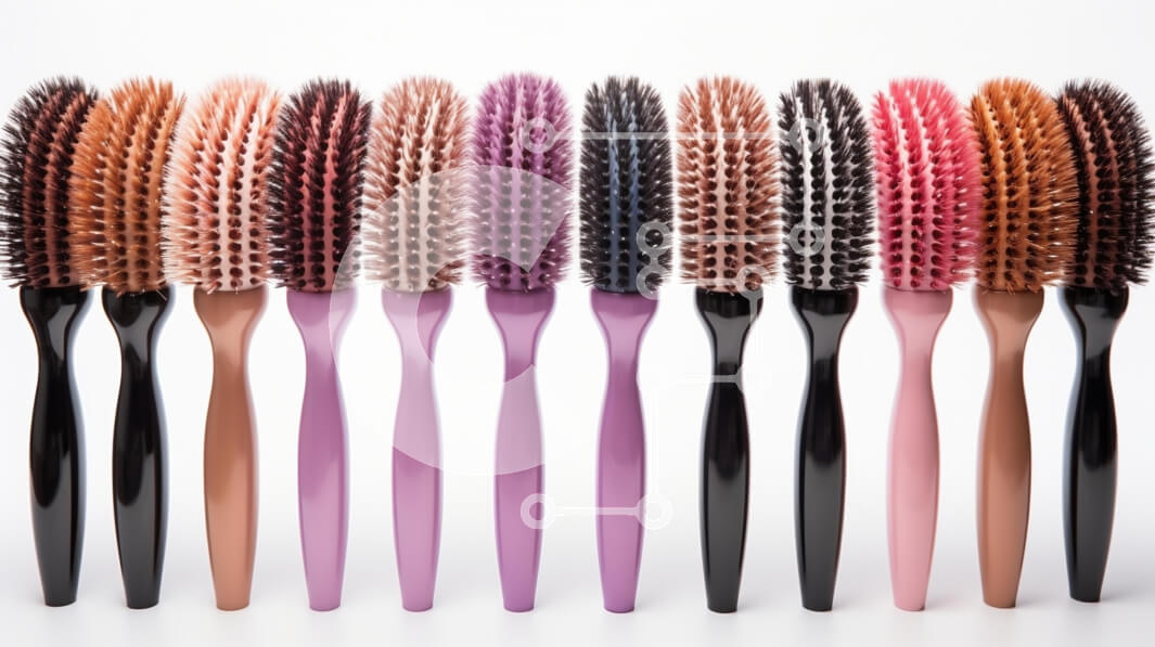 Intra Συλλεκτικό Ξύλινο Παζλ Plywood  4mm - Συλλογή από βούρτσες μαλλιών Σε Ξύλινο Κουτί - Διαστάσεις Puzzle: 10x10 cm – 25 κομμάτια