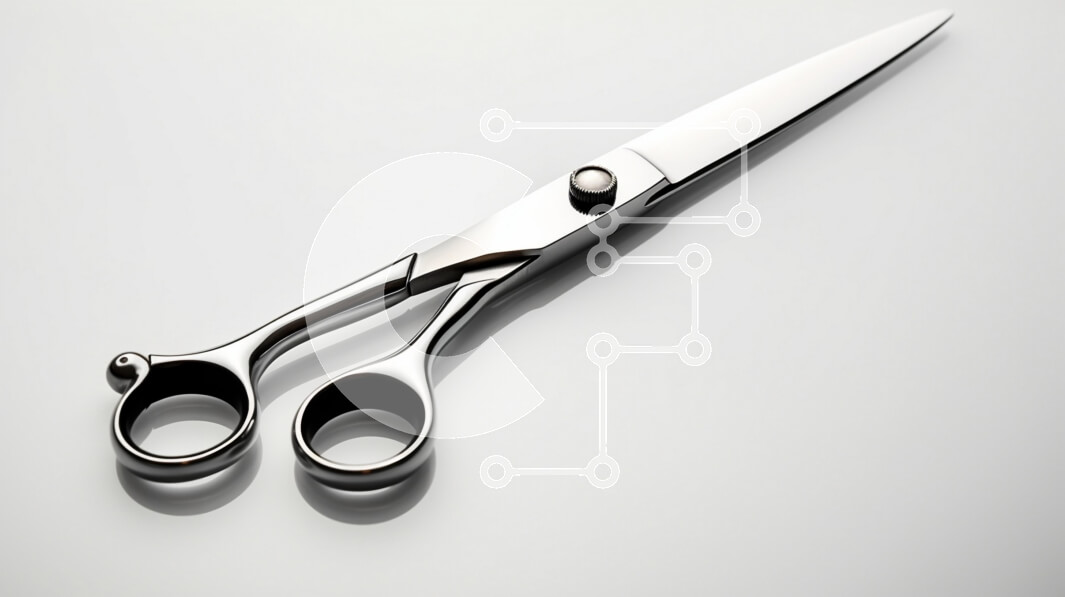 Intra Συλλεκτικό Ξύλινο Παζλ Plywood  4mm - Κομψό μεταλλικό ψαλίδι σε ανακλαστική επιφάνεια Σε Ξύλινο Κουτί - Διαστάσεις: 10x10 cm – 25 κομμάτια