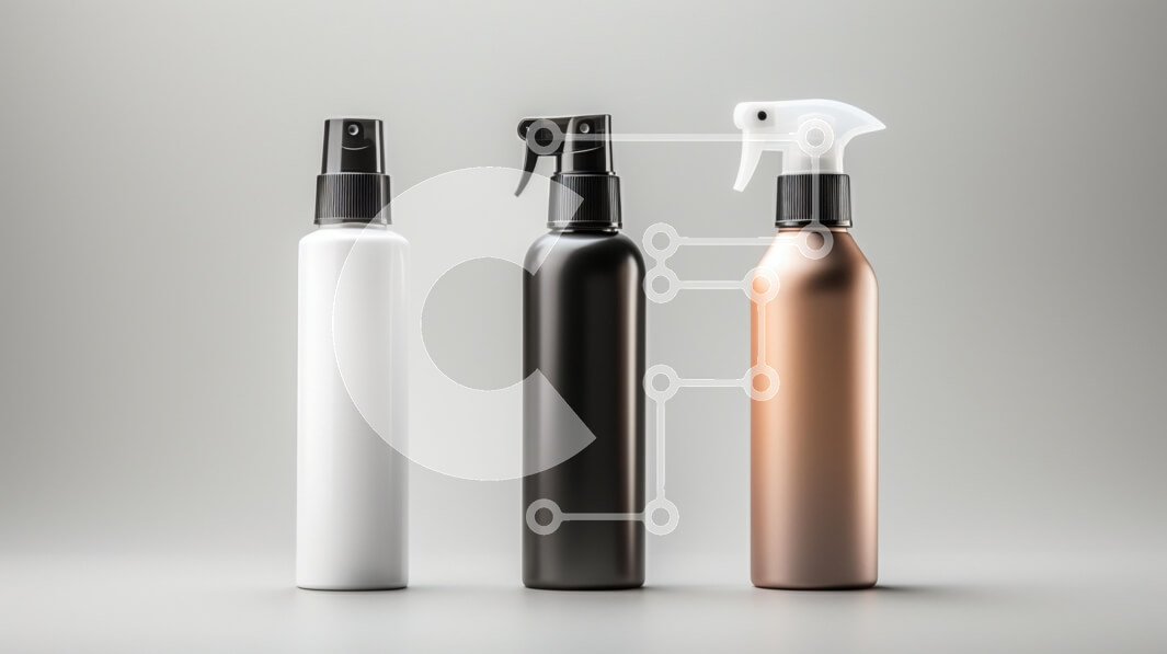 Intra Συλλεκτικό Ξύλινο Παζλ Plywood  4mm - Τρία μπουκάλια σπρέι σε διάφορα χρώματα Σε Ξύλινο Κουτί - Διαστάσεις: 10x10 cm – 25 κομμάτια