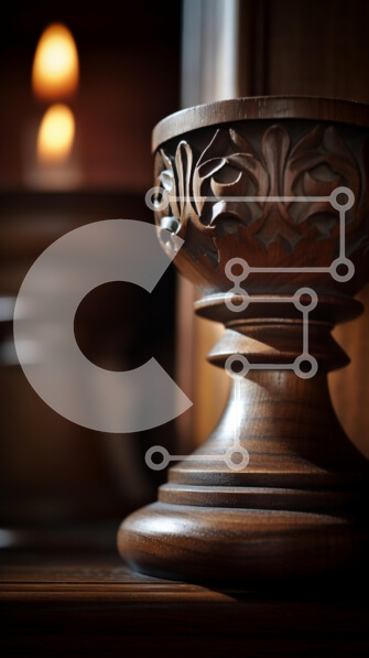 Intra Συλλεκτικό Ξύλινο Παζλ Plywood  4mm - Όμορφα σκαλιστό ξύλινο κηροπήγιο Σε Ξύλινο Κουτί - Διαστάσεις Puzzle: 10x10 cm – 25 κομμάτια