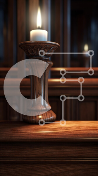 Intra Συλλεκτικό Ξύλινο Παζλ Plywood  4mm - Κηροπήγιο με αναμμένο κερί Σε Ξύλινο Κουτί - Διαστάσεις Puzzle: 10x10 cm – 25 κομμάτια