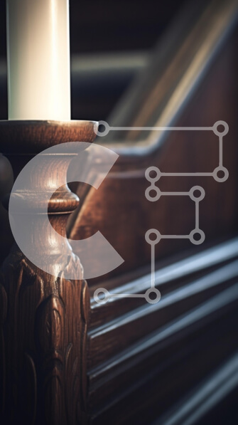 Intra Συλλεκτικό Ξύλινο Παζλ Plywood  4mm - Κομψό Ξύλινο Κηροπήγιο με περίπλοκα σκαλίσματα Σε Ξύλινο Κουτί - Διαστάσεις Puzzle: 10x10 cm – 25 κομμάτια