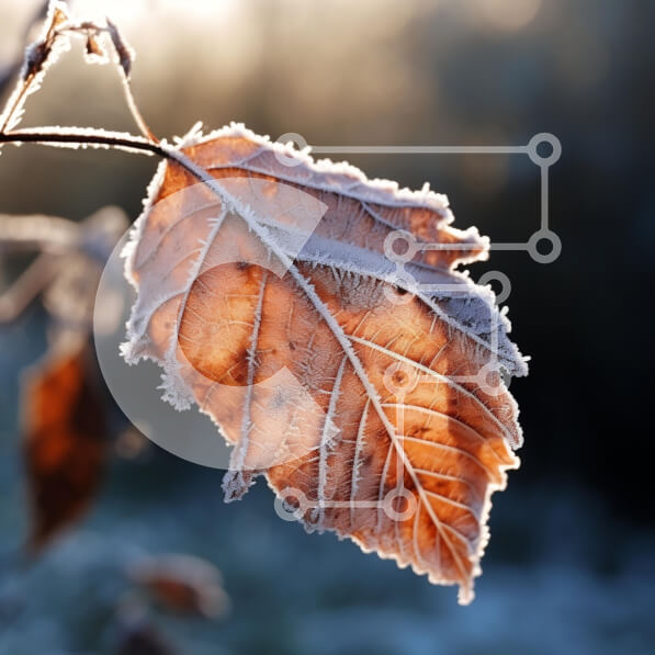 Intra Συλλεκτικό Ξύλινο Παζλ Plywood  4mm - Φύλλο καλυμμένο με παγετό σε φυσικό φως Σε Ξύλινο Κουτί - Διαστάσεις: 10x10 cm – 25 κομμάτια