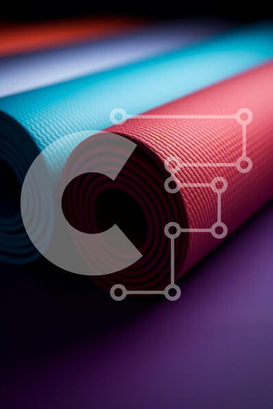 Intra Συλλεκτικό Ξύλινο Παζλ Plywood  4mm - Πολύχρωμα ρολά χαλάκια γιόγκα Σε Ξύλινο Κουτί - Διαστάσεις: 10x10 cm – 25 κομμάτια