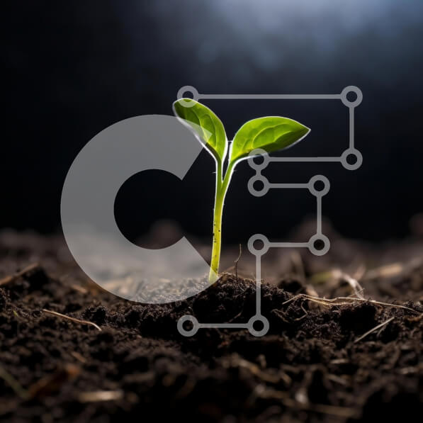 Intra Συλλεκτικό Ξύλινο Παζλ Plywood  4mm - Νεαρό φυτό που βλασταίνει από το έδαφος Σε Ξύλινο Κουτί - Διαστάσεις: 10x10 cm – 25 κομμάτια