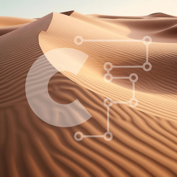 Intra Συλλεκτικό Ξύλινο Παζλ Plywood  4mm - Απέραντο ερημικό τοπίο με αμμόλοφους Σε Ξύλινο Κουτί - Διαστάσεις: 10x10 cm – 25 κομμάτια