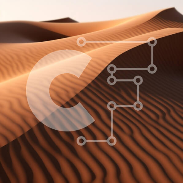 Intra Συλλεκτικό Ξύλινο Παζλ Plywood  4mm - Αμμόλοφοι στο τοπίο της ερήμου Σε Ξύλινο Κουτί - Διαστάσεις: 10x10 cm – 25 κομμάτια