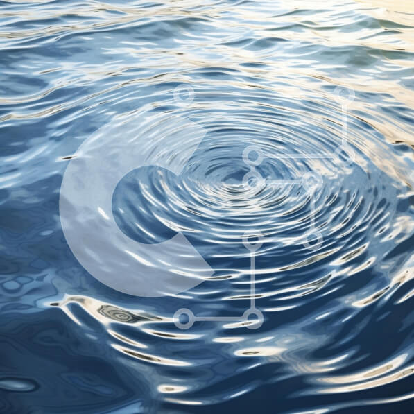 Intra Συλλεκτικό Ξύλινο Παζλ Plywood  4mm - Ήρεμο νερό με κυματισμούς Σε Ξύλινο Κουτί - Διαστάσεις: 10x10 cm – 25 κομμάτια