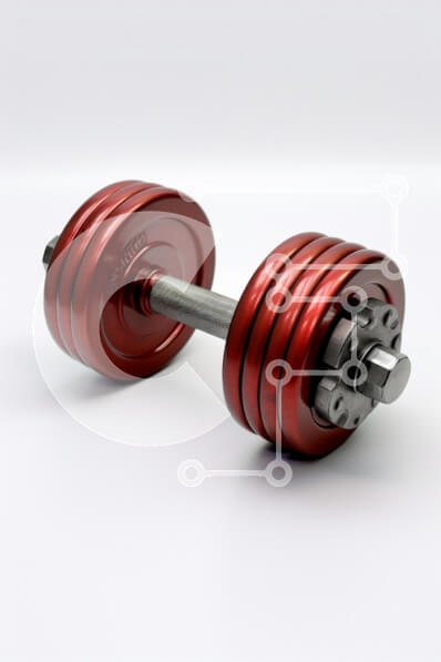 Intra Συλλεκτικό Ξύλινο Παζλ Plywood  4mm - Κόκκινος αλτήρας σε άσπρο φόντο Σε Ξύλινο Κουτί - Διαστάσεις: 10x10 cm – 25 κομμάτια