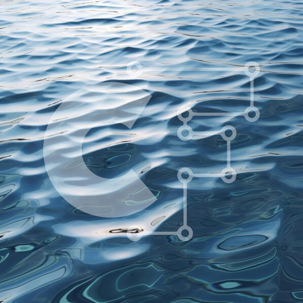 Intra Συλλεκτικό Ξύλινο Παζλ Plywood  4mm - Ήρεμη Επιφάνεια Νερού με Απαλούς Κυματισμούς Σε Ξύλινο Κουτί - Διαστάσεις: 10x10 cm – 25 κομμάτια