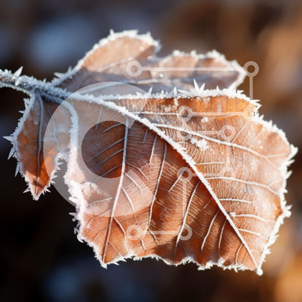 Intra Συλλεκτικό Ξύλινο Παζλ Plywood  4mm - Φύλλο καλυμμένο με παγετό το χειμώνα Σε Ξύλινο Κουτί - Διαστάσεις: 10x10 cm – 25 κομμάτια