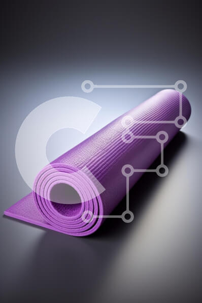 Intra Συλλεκτικό Ξύλινο Παζλ Plywood  4mm - Μωβ χαλάκι γιόγκα Σε Ξύλινο Κουτί - Διαστάσεις: 10x10 cm – 25 κομμάτια