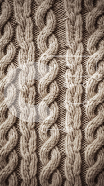 Intra Συλλεκτικό Ξύλινο Παζλ Plywood  4mm - Υφή υφάσματος πλεκτού καλωδίου Σε Ξύλινο Κουτί - Διαστάσεις Puzzle: 10x10 cm – 25 κομμάτια