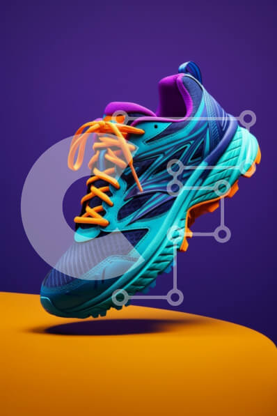 Intra Συλλεκτικό Ξύλινο Παζλ Plywood  4mm - Πολύχρωμα αθλητικά αθλητικά παπούτσια Σε Ξύλινο Κουτί - Διαστάσεις: 10x10 cm – 25 κομμάτια