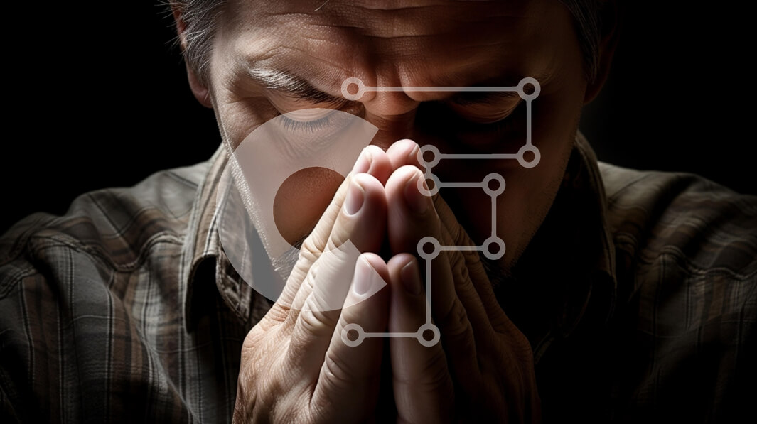 Intra Συλλεκτικό Ξύλινο Παζλ Plywood  4mm - Άνθρωπος σε στοχασμό με δραματικό φωτισμό Σε Ξύλινο Κουτί - Διαστάσεις Puzzle: 10x10 cm – 25 κομμάτια