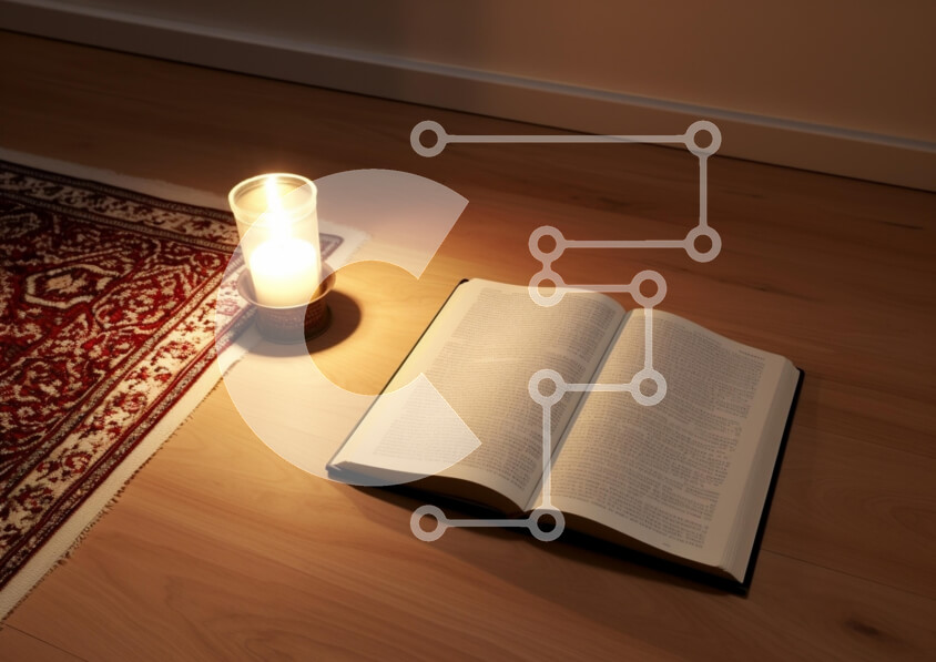 Intra Συλλεκτικό Ξύλινο Παζλ Plywood  4mm - Άνετη γωνιά ανάγνωσης με βιβλίο και κερί Σε Ξύλινο Κουτί - Διαστάσεις Puzzle: 10x10 cm – 25 κομμάτια