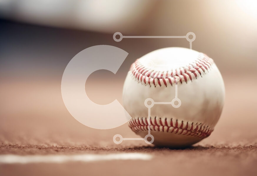 Intra Συλλεκτικό Ξύλινο Παζλ Plywood  4mm - Κοντινό πλάνο του μπέιζμπολ στο γήπεδο Σε Ξύλινο Κουτί - Διαστάσεις Puzzle: 10x10 cm – 25 κομμάτια