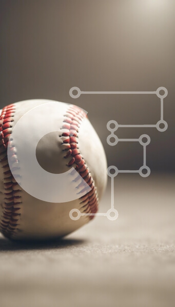 Intra Συλλεκτικό Ξύλινο Παζλ Plywood  4mm - Κοντινό πλάνο ενός κλασικού μπέιζμπολ Σε Ξύλινο Κουτί - Διαστάσεις Puzzle: 10x10 cm – 25 κομμάτια