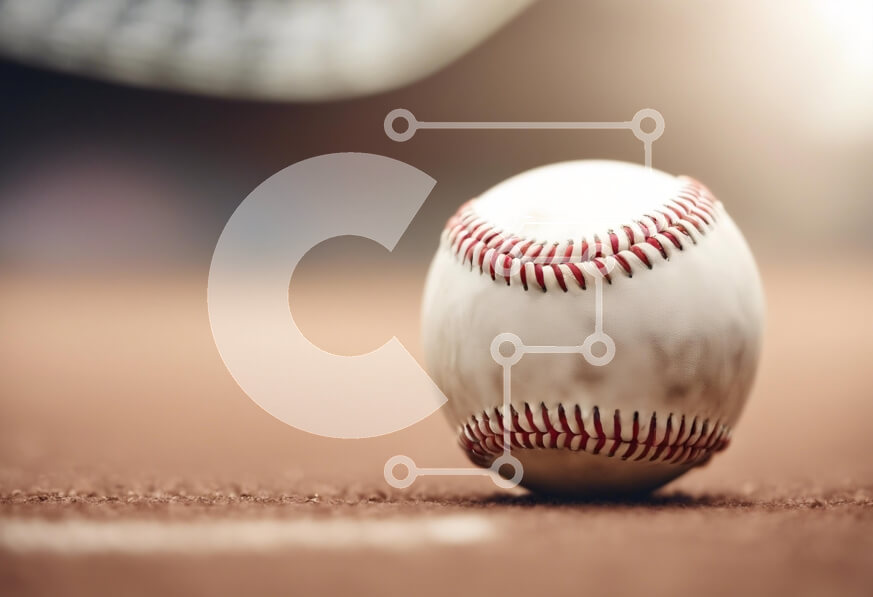 Intra Συλλεκτικό Ξύλινο Παζλ Plywood  4mm - Κοντινό πλάνο ενός μπέιζμπολ στο γήπεδο Σε Ξύλινο Κουτί - Διαστάσεις Puzzle: 10x10 cm – 25 κομμάτια