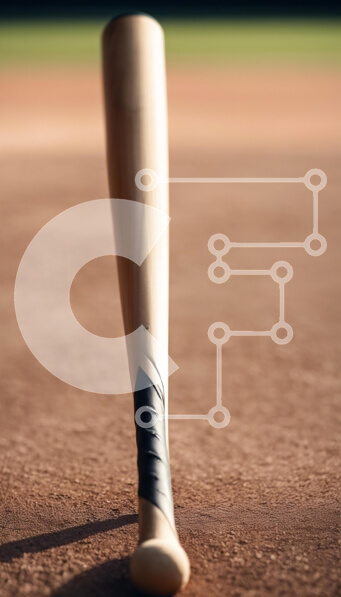 Intra Συλλεκτικό Ξύλινο Παζλ Plywood  4mm - Νυχτερίδα του μπέιζμπολ στο Sandy Field Σε Ξύλινο Κουτί - Διαστάσεις Puzzle: 10x10 cm – 25 κομμάτια