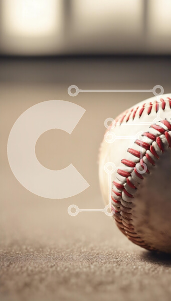 Intra Συλλεκτικό Ξύλινο Παζλ Plywood  4mm - Κοντινό πλάνο ενός μπέιζμπολ σε ανάγλυφη επιφάνεια Σε Ξύλινο Κουτί - Διαστάσεις Puzzle: 10x10 cm – 25 κομμάτια