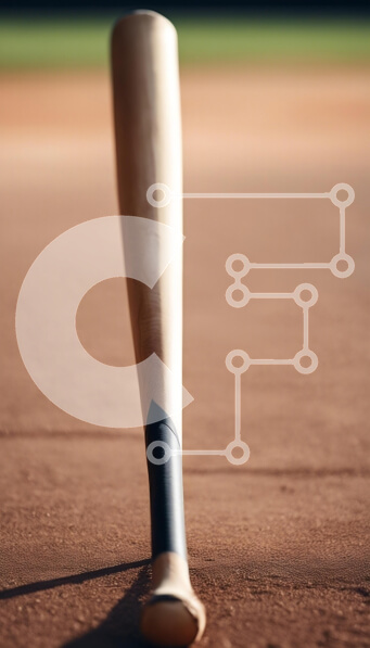 Intra Συλλεκτικό Ξύλινο Παζλ Plywood  4mm - Νυχτερίδα του μπέιζμπολ στο Sandy Field Σε Ξύλινο Κουτί - Διαστάσεις Puzzle: 10x10 cm – 25 κομμάτια